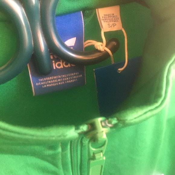 NWT Adidas Firebird Emerald Green Track Jacket Size S - Picture 5 of 7